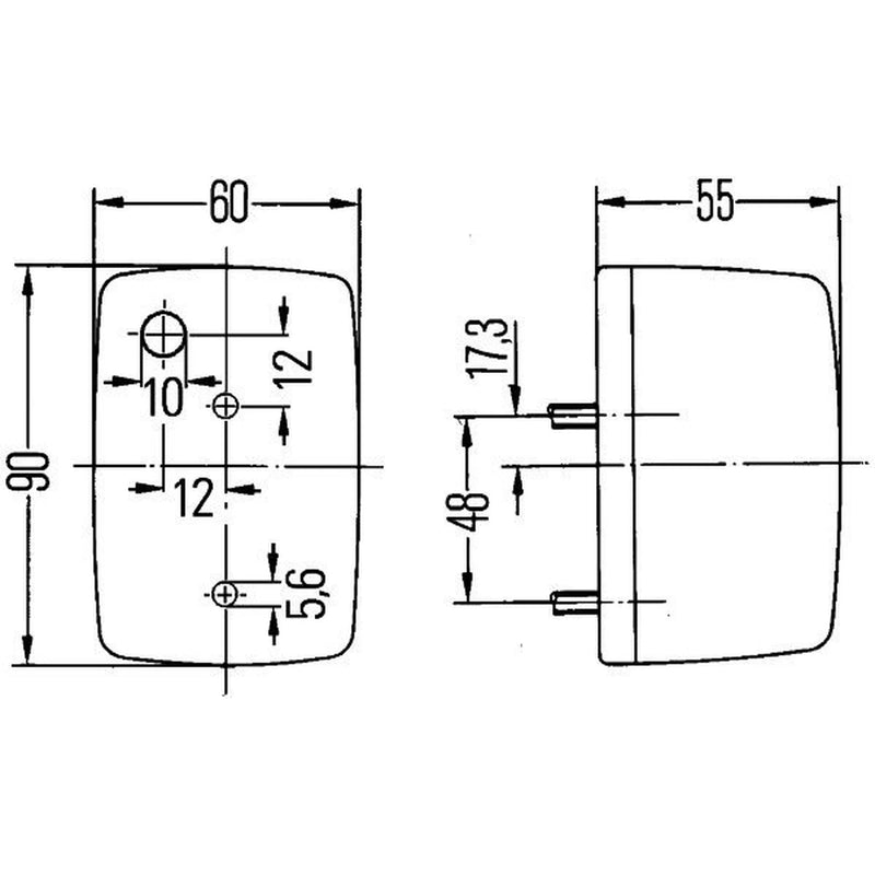Hella Direction Indicator Light Right Front