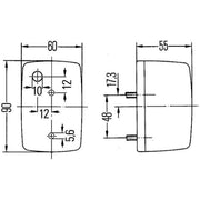 Hella Direction Indicator Light Right Front