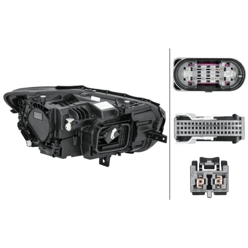Hella Headlight Headlamp LED Left 1LX 015 780-331
