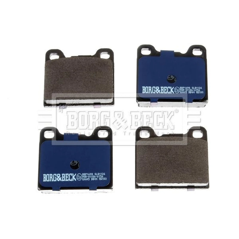 Borg & Beck Front & Rear Brake Discs & Pads fits Volvo S70 1999-2000 2.4