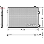 Denso Air Conditioning Condenser DCN23027