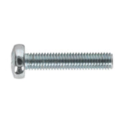 Sealey Machine Screw M5 x 25mm Pan Head Pozi Zinc Pack of 50 MSP525 Sealey - Dynamic Drive