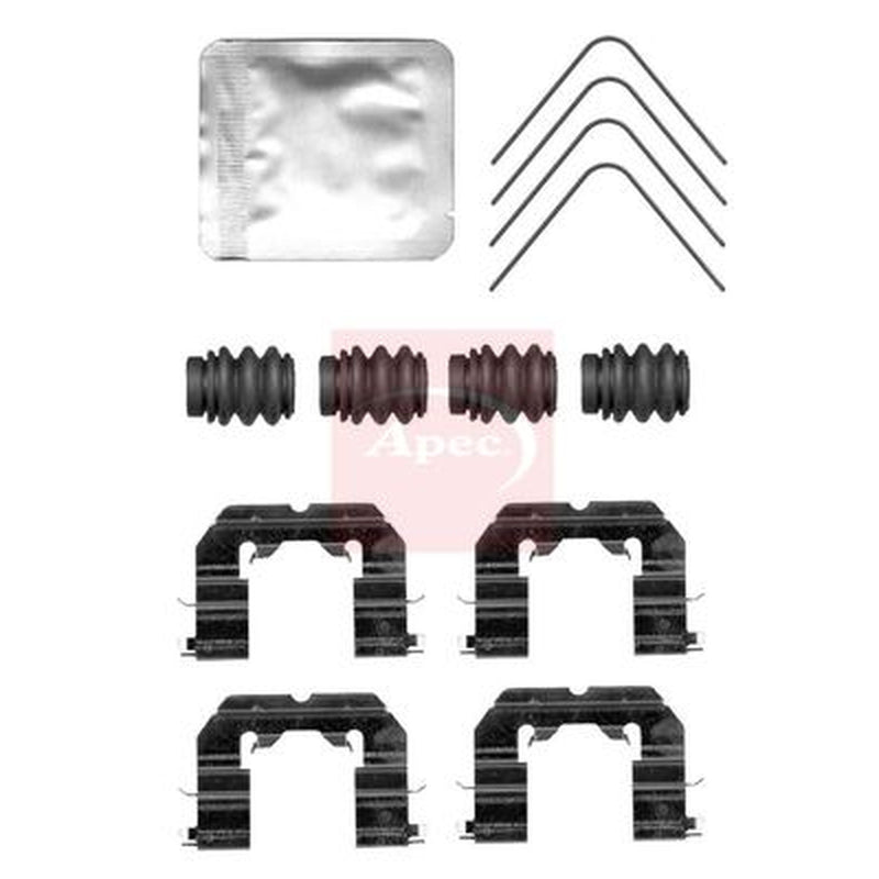 Apec Brake Pad Accessory Fitting Kit Front fits Hyundai Bayon 2021 on 1.0 1.2