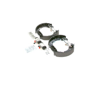 Bosch Brake Shoe Set Axle Kit fits Ford Fiesta VII 2017-2020 1.0 1.1 1.5