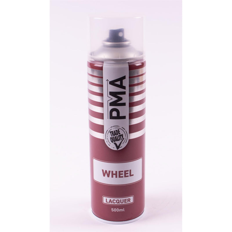 6 x PMA WHEEL LACQUER CLEAR PAINT SPRAY 500ml LAQUER BODYSHOP REPAIR PMA - Dynamic Drive