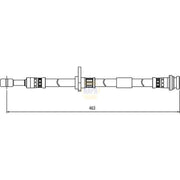 NAPA Brake Hydraulic Hose Line Front Right NBH1338
