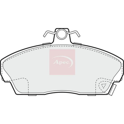 Apec Front Brake Pad Set fits Honda Civic 1991-1995 1.5