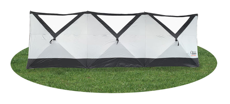 Quest Screen Shield Quad Vision Pop Up Windbreak (3 panel) With Windows Quest Leisure - Dynamic Drive