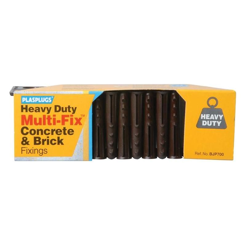 Plasplugs BJP735 Heavy-Duty Fixings (60) Plasplugs - Town Tools