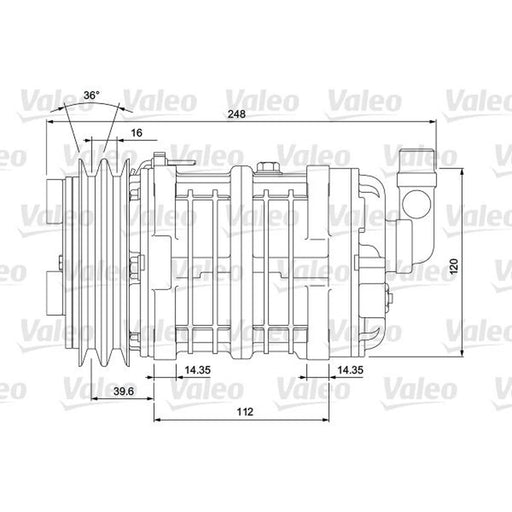 Valeo Air Conditioning Compressor 815979