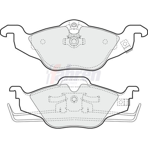 Fahren Front Brake Pad Set FBP3038