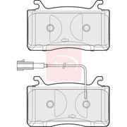 Apec Front Brake Pad Set fits Alfa Romeo Giulia 2016 on 2.0