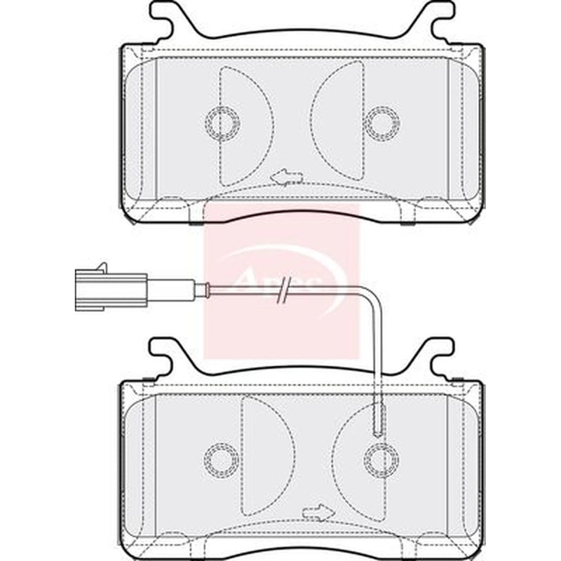 Apec Front Brake Pad Set PAD2206