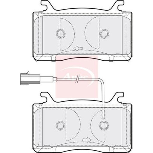 Apec Front Brake Pad Set PAD2206