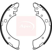 Apec Brake Shoe Set Axle Kit fits Honda Civic Del Sol 1992-1998 1.6