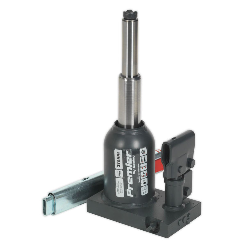 Sealey Premier Telescopic Bottle Jack 2 Tonne PTBJ2 Sealey - Dynamic Drive