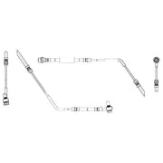 Apec Brake Hydraulic Hose Line Rear Right fits Land Rover Range Rover 2002-2012