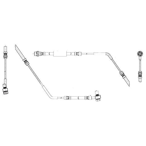 Apec Brake Hydraulic Hose Line Rear Right HOS4533