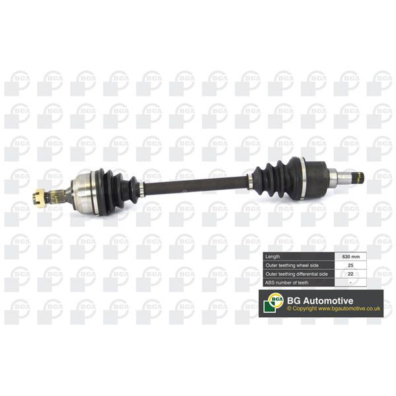 BGA CV Drive Shaft Driveshaft Front Left fits Citroën C4 2004-2011 1.4 1.6