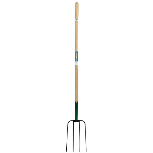 Draper 4 Prong Manure Fork with Wood Shaft 63579 Draper - Dynamic Drive