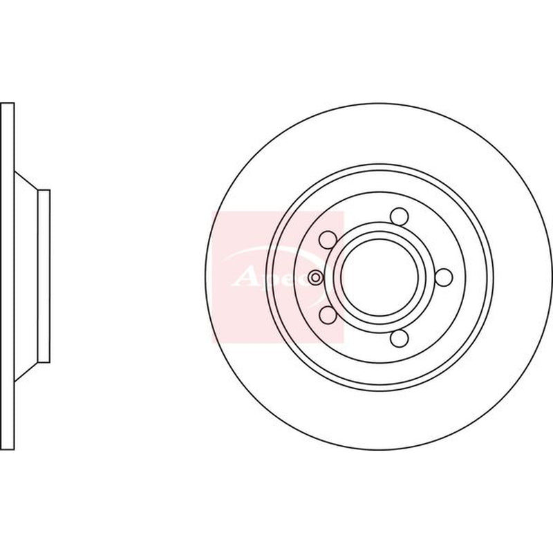 Apec Front & Rear Brake Discs & Pads fits Audi A6 Allroad C6 2006-2011 2.7 3.0