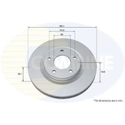 Comline Front Brake Discs & Pads fits Mitsubishi Eclipse Cross 2017 on 1.5