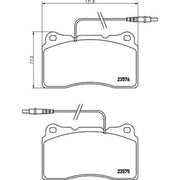 Mintex Front & Rear Pads fits Peugeot 607 2000-2011 3.0