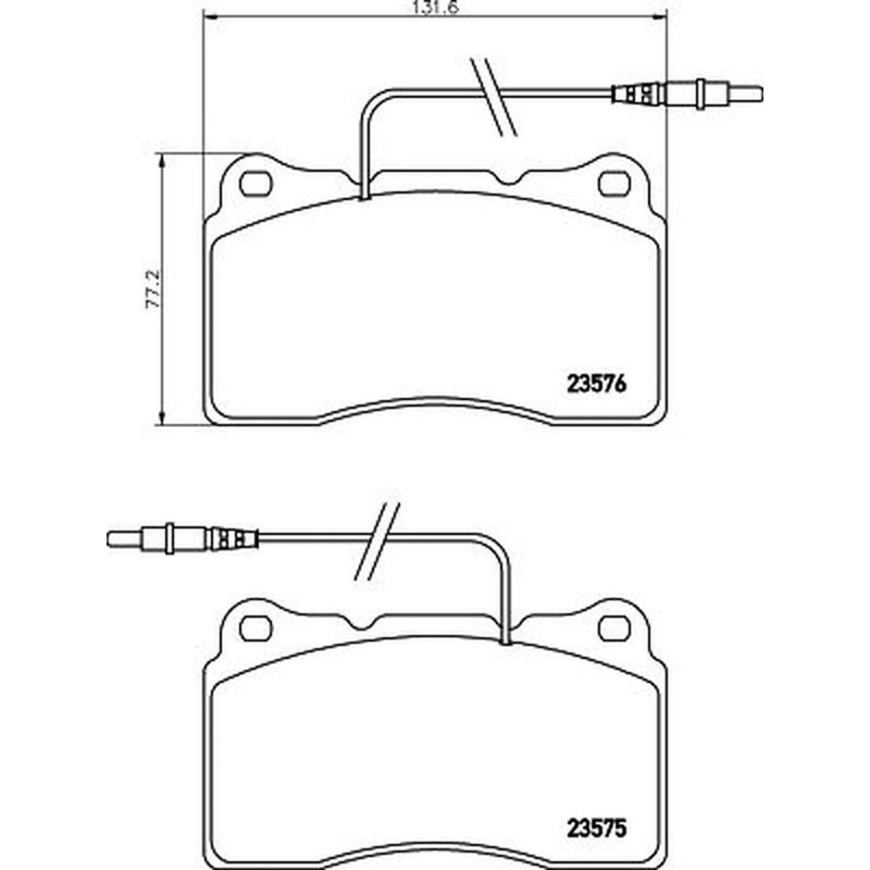 Mintex Front & Rear Pads fits Peugeot 607 2000-2011 3.0