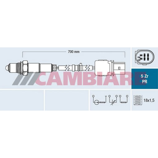 Cambiare O2 Lambda Oxygen Sensor before catalytic converter VE381815