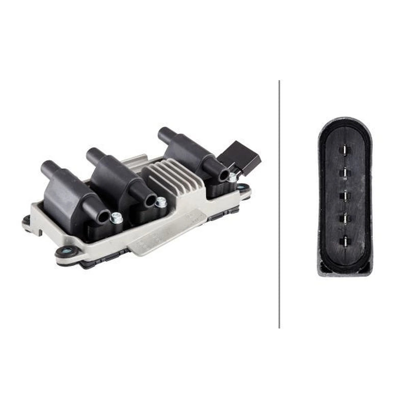 Hella Ignition Coil Pack fits Audi A4 B5 1996-2001 2.4 2.8