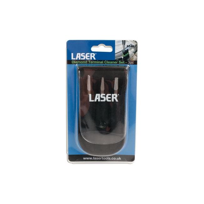 Laser Diamond Terminal Cleaner Set 3pc 6546 Laser - Dynamic Drive