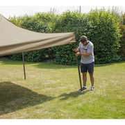 Dellonda Premium 3 x 3m Pop-Up Gazebo - Beige Dellonda  - Dynamic Drive