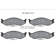 Textar Front Brake Pad Set 2182202
