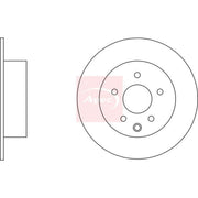 Apec Front & Rear Brake Discs & Pads fits Nissan Pulsar 2015 on 1.6