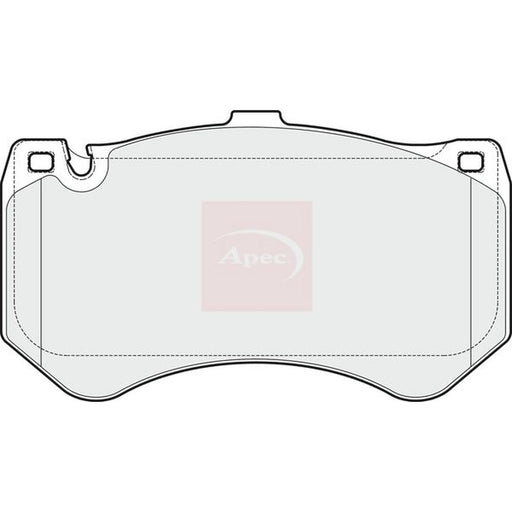 Apec Front Brake Pad Set PAD1820