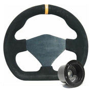 250mm Black Moulded Steering Wheel + Boss fits Subaru Legacy Sedan Mountney Classic  - Dynamic Drive