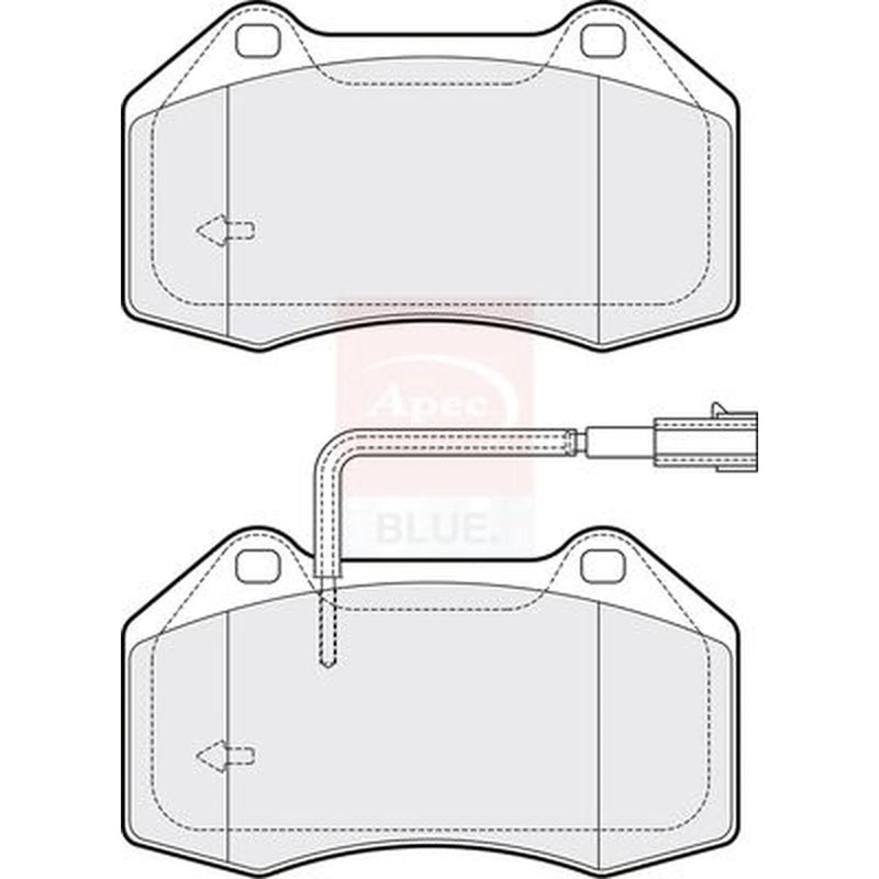 Apec Front Brake Pad Set PD4277