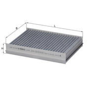 Mahle Cabin Air Filter (Pollen Filter) fits Jaguar S-Type II 1999-2008