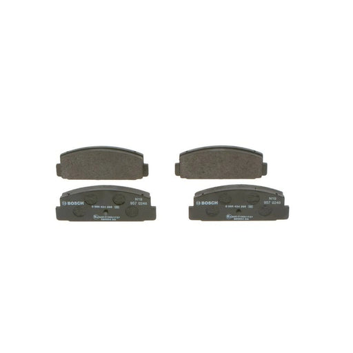 Bosch Front & Rear Pads fits Mazda 626 Station 1998-2002 2.0