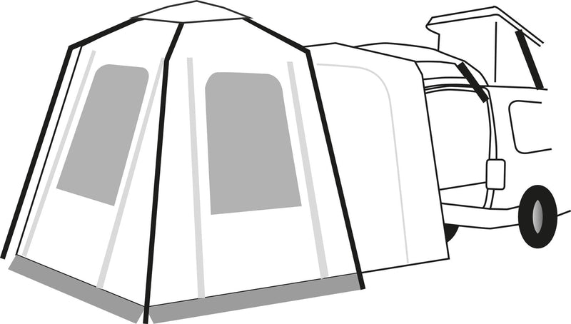 Quest Kestral Air Drive Away Tailgate Campervan Awning (T5,6,6.1) Quest Leisure - Dynamic Drive