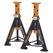Sealey AXLe Stands (Pair) 6 Tonne Capacity per Stand Orange AS6O Sealey - Dynamic Drive