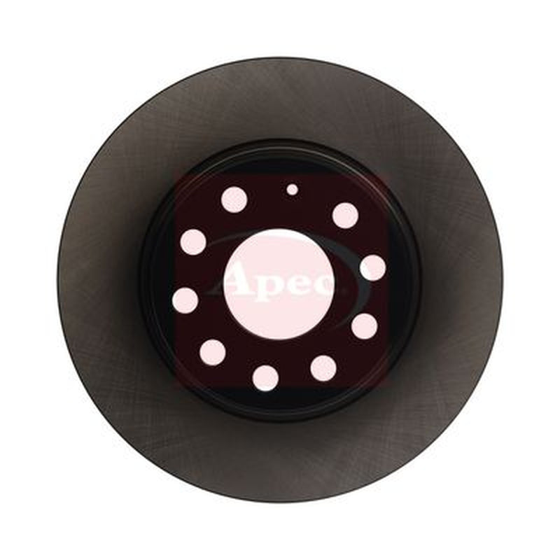 Apec 2 x Solid Brake Discs fits MG Zs SUV 2017 on 1.0 1.5