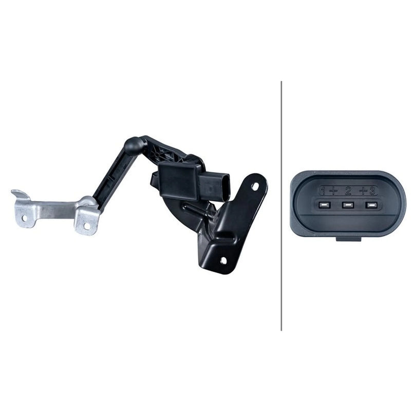 Hella Headlight Levelling Sensor Rear Connectors V 6PM 012 699-331
