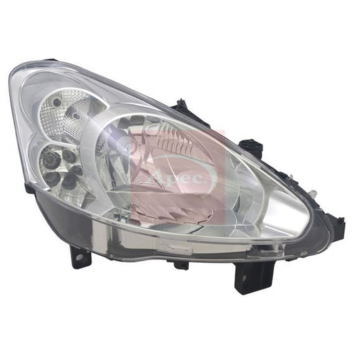 Apec Headlight Headlamp H4 Left fits Peugeot Partner Box Body/Mpv 2008 on 1.6