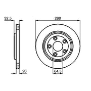 Bosch Front & Rear Brake Discs & Pads fits Jaguar S-Type II 1999-2007
