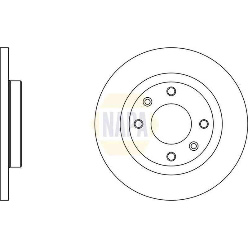 NAPA Front & Rear Brake Discs & Pads fits Peugeot 3008 I 2011-2016 2.0
