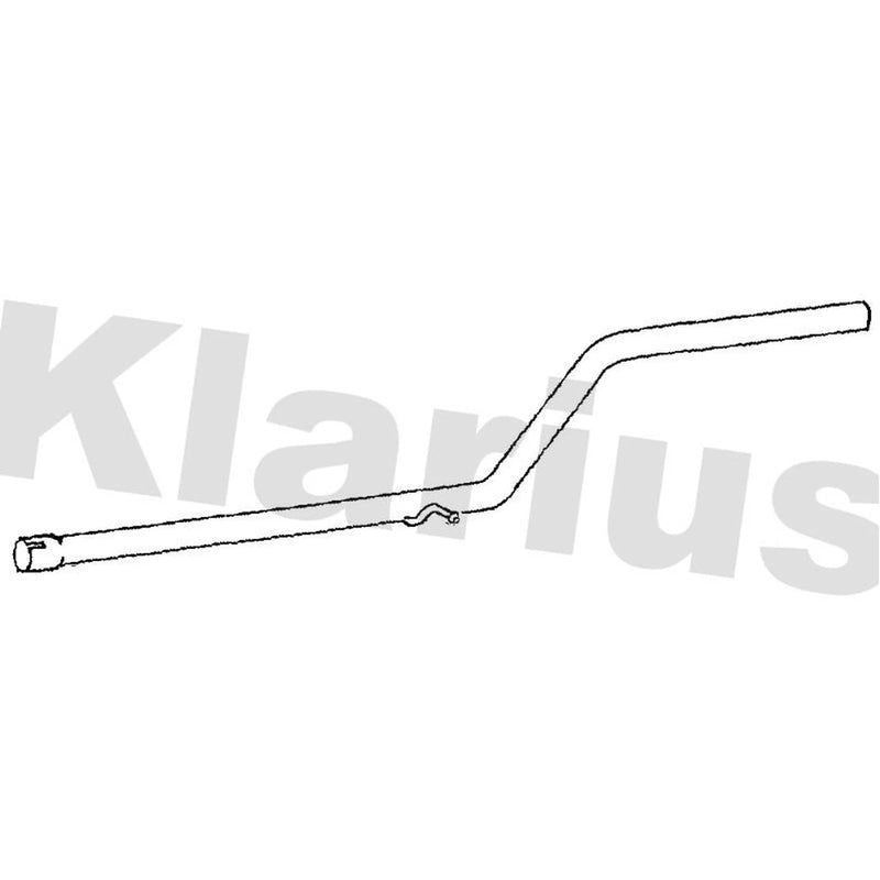 Klarius Exhaust Pipe OD fits VW Caddy III 2004-2015 1.6 1.9 2.0