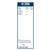 Bosch Conventional Wiper Blade 350mm — H358 fits Chevrolet Cruze 2011-2015