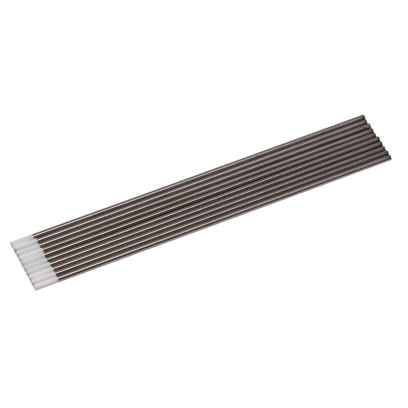 Draper Zirconiated Tungsten Electrodes, 2.4 x 150mm (Pack of 10) 15933 Draper - Dynamic Drive