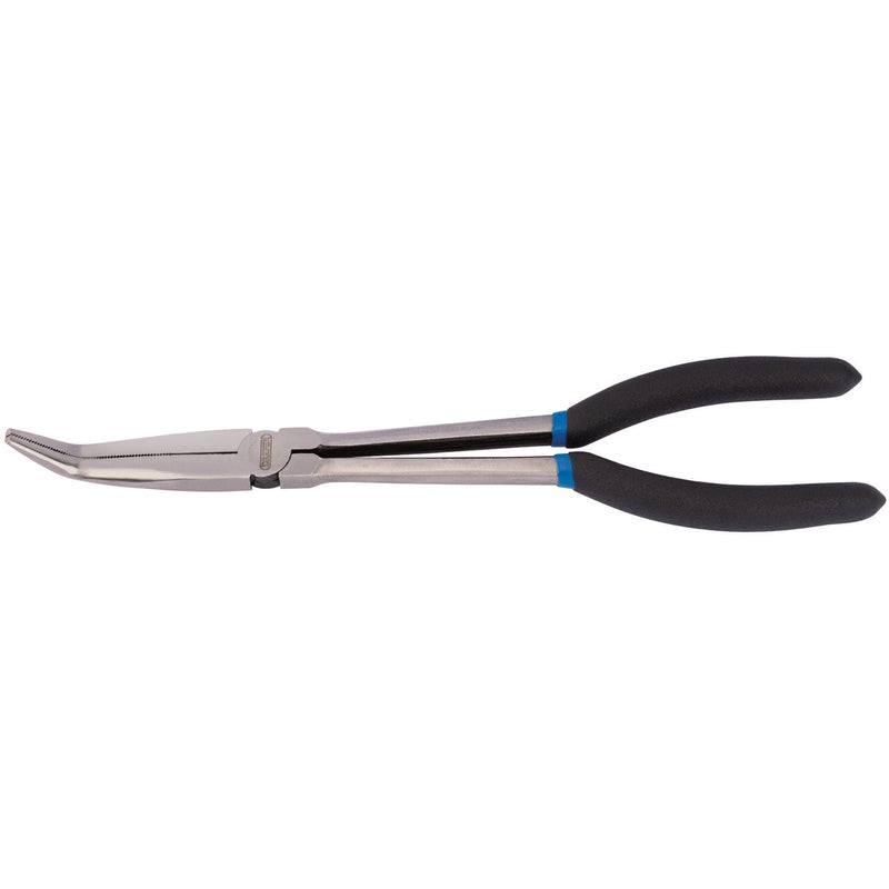 Draper Long Reach Bent Nose Pliers, 280mm 69286 Draper - Dynamic Drive